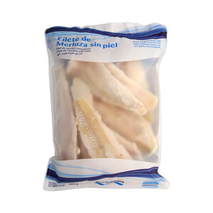 MAR DE ALTURA Filetes de merluza sin piel MAR DE ALTURA P.N.E. 1000 g.