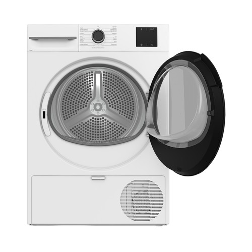 Secadora por condensación con bomba de calor BEKO BM3T38230WB BLANCA, capacidad de secado: 8KG, clasificación energética: D, H: 84,6cm, A: 59,8cm, F: 54,5cm