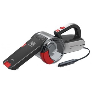 Aspirador de coche con acción ciclónica y cabezal pivotante con 10 posiciones diferentes BLACK & DECKER PV1200AV-XJ.