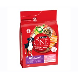 Alimentación de perro medium-maxi junior salmón y arroz 2,5 kg.