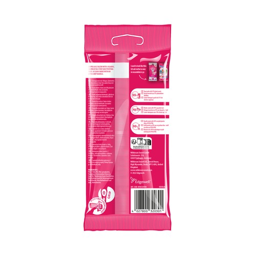 WILKINSON My intuition essentials extra 3 Maquinilla desechable para depilación femenina 4 uds.