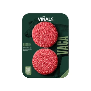 VIÑALS Hamburguesa de vacuno 2 x 160g. 