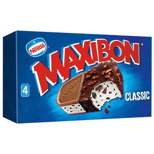 Imagen de MAXIBON Sándwich de helado nata 4 x 140 ml.