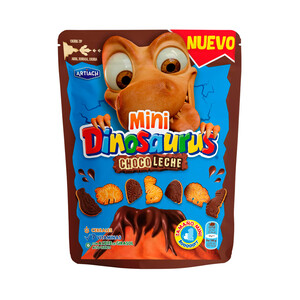 Imagen de DINOSAURUS Mini Galletas de chocolate con leche 120 g.