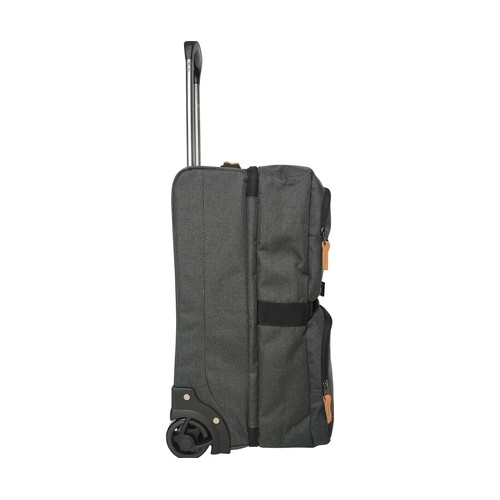 Trolley con doble compartimento gris 50cm, Globe Trotters AIRPORT ALCAMPO.