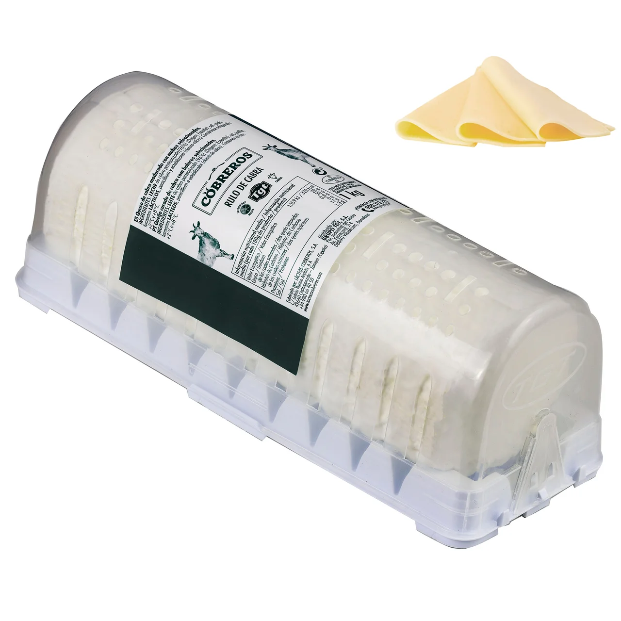 Queso rulo de cabra madurado Fleur - Loncha gruesa 2 mm