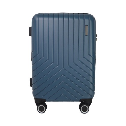 Maleta de cabina tipo trolley  8 ruedas  light  55cm azul . AIRPORT