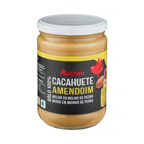 PRODUCTO ALCAMPO Crema de cacahuete (100% cacahuete molido en molino de piedra) 500 g