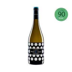 PACO & LOLA Vino blanco albariño con D.O. Rías baixas botella 75 cl.