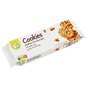 Imagen de PRODUCTO ECONÓMICO ALCAMPO Galletas cookies con pepitas de chocolate 200 g.