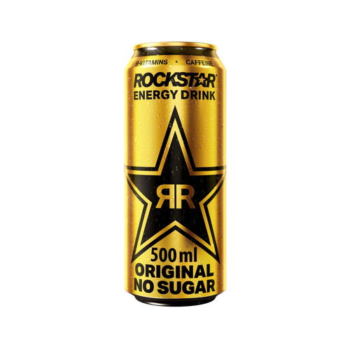 Bebida energética sin azúcar ROCKSTAR 500 ml.