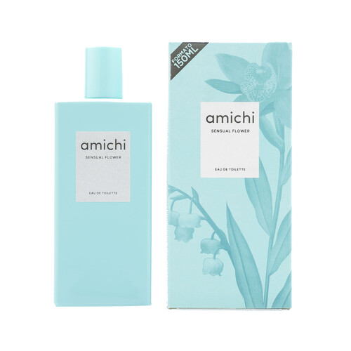 AMICHI Eau de toilette para mujer con vaporizador en spray AMICHI Sensual flower 150 ml.