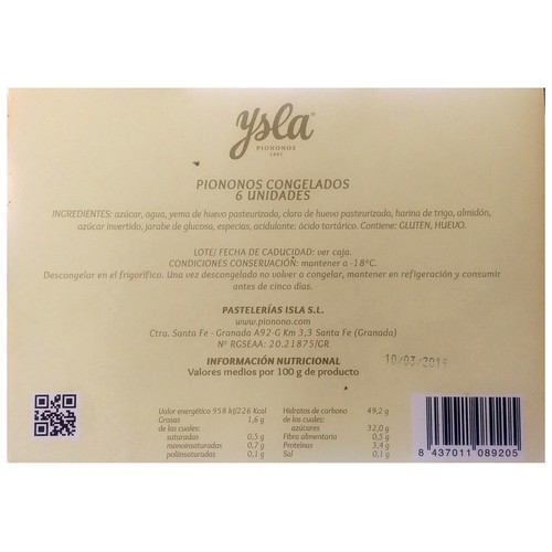 Piononos, 6uds, 390g.