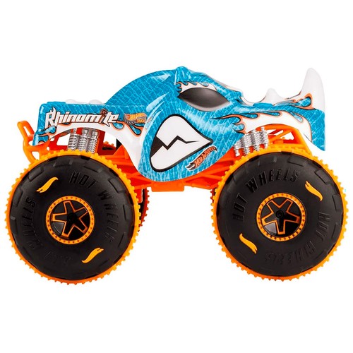 HOT WHEELS Monster Trucks Coche de Juguete Teledirigido Rhinomite Rc +4 Años