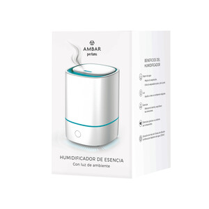 AMBAR Humidificador de esencia, con luz de ambiente AMBAR