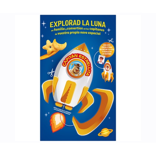 NESTLÉ Cereales con miel en forma de Estrellitas 450 g.