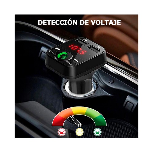 Transmisor FM NK FM2102 BLUETOOTH, USB, táctil.