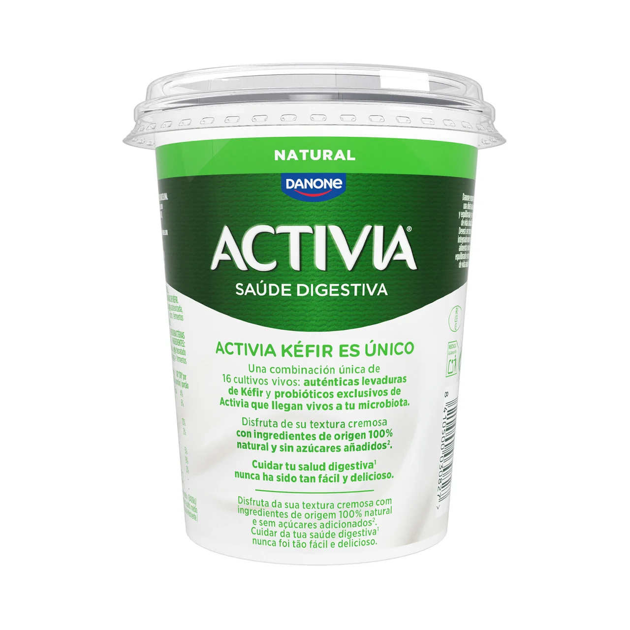 De Danone Kéfir natural cremoso con probióticos 345 g.