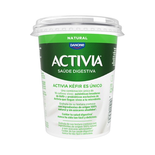 ACTIVIA de Danone Kéfir natural cremoso con probióticos 345 g.
