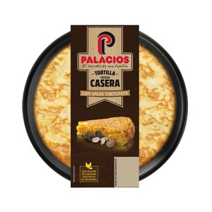 PALACIOS Tortilla de patatas receta casera con salsa tartufata 600 g.