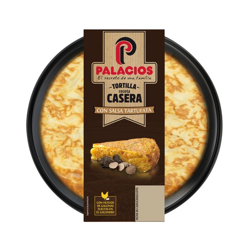 PALACIOS Tortilla de patatas receta casera con salsa tartufata 600 g.