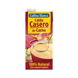 Imagen de GALLINA BLANCA 100% Natural Caldo casero de carne 1 l.