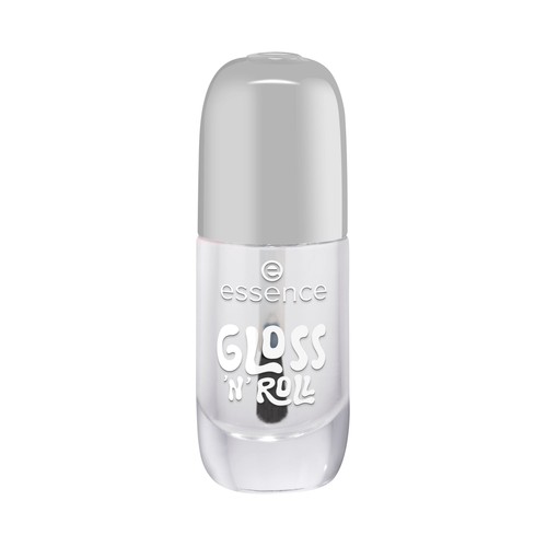 ESSENCE tono 01 Gloss ´n´ roll transparente brillante Esmalte de uñas en gel de larga duración.