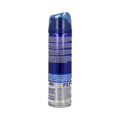 GILLETTE Gel de afeitar con triple acción (hidrata, protege y refresca) GILLETTE Series 200 ml.