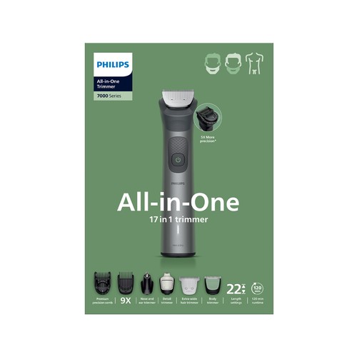 Multibarbero PHILIPS MG7941/15 en seco y húmedo, autonomía hasta 120 min