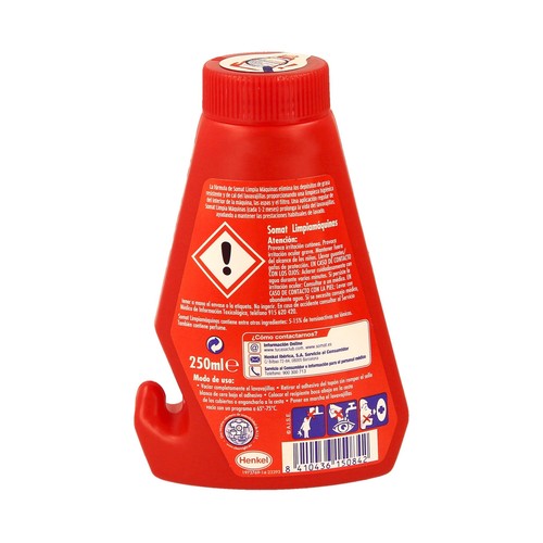 SOMAT Limpiamáquinas para lavavajillas SOMAT 250 ml.
