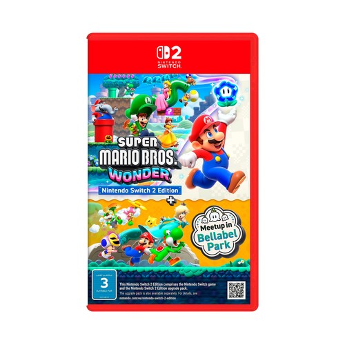 Super Mario Bros Wonder, NINTENDO SWITCH 2 Edition. PEGI: +3