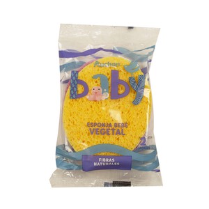 Imagen de ALCAMPO BABY Esponja para bebé vegetal de fibra natural ALCAMPO BABY