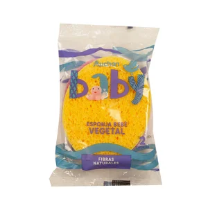ALCAMPO BABY Esponja para bebé vegetal de fibra natural ALCAMPO BABY