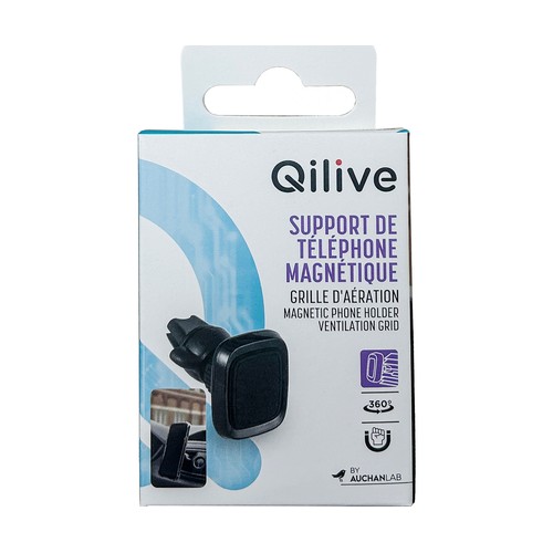 Soporte magnético teléfono móvil para el coche QILIVE.