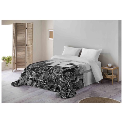 Edredón reversible para cama 90/105 180x260cm 300GRS juvenil, modelo NY. NATURALS
