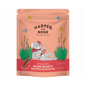 HARPER&BONE Barritas de carne para perros, piel y pelo 75 gr.