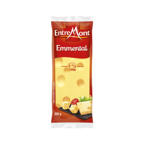 ENTREMONT Queso emmental francés ENTREMONT Taco de 220g.