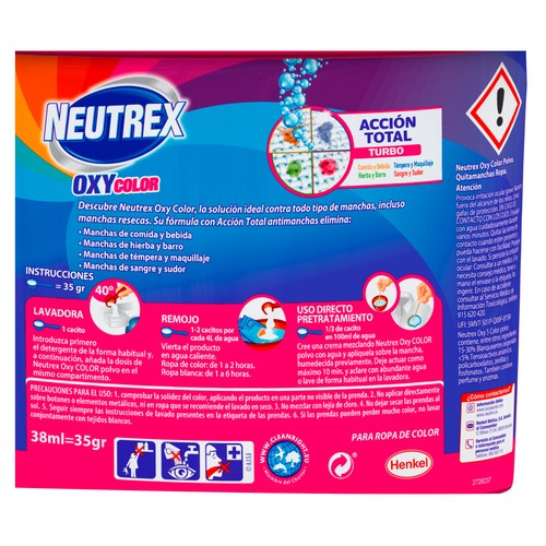 NEUTREX Quitamanchas en polvo color 512 g.