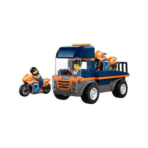 LEGO City 60491 Camión de Transporte de Motos.