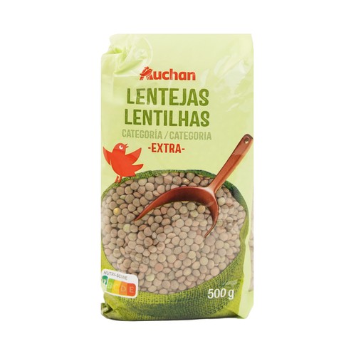 Lentejas Pardina Extra PRODUCTO ALCAMPO 500 g.