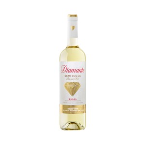 DIAMANTE Vino blanco semi dulce con D.O. Ca. Rioja botella 75 cl.