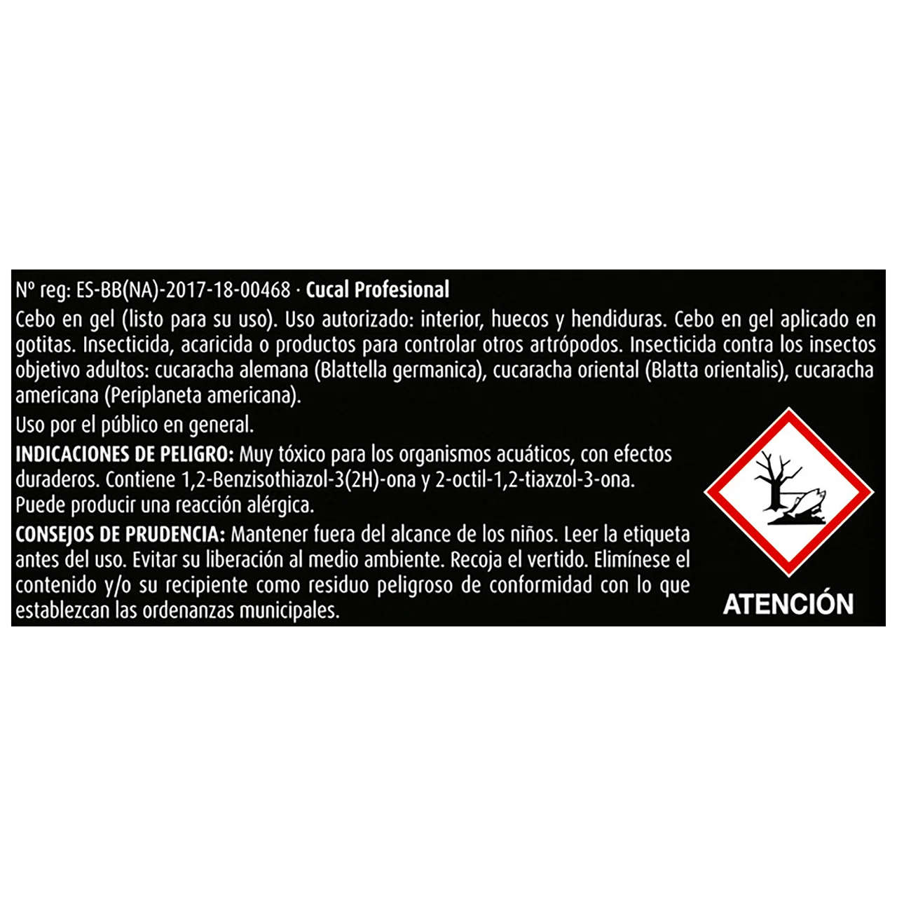 Insecticida anticucarachas 10 g.
