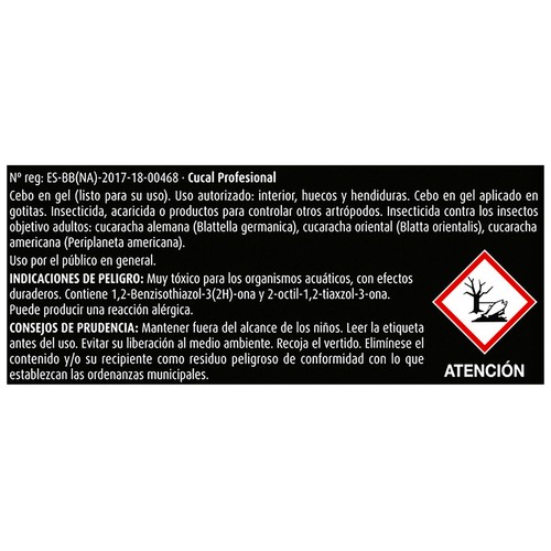 CUCAL Insecticida anticucarachas 10 g.