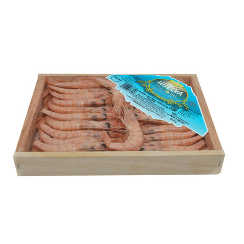 Gambas blancas cocidas terciadas MARISCOS PLAYA ODIEL 500 g.