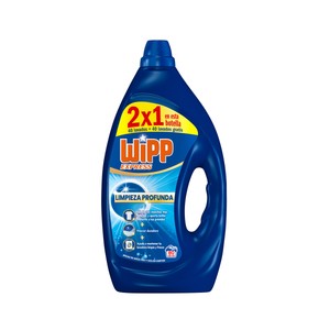 Wipp Express Detergente Líquido Gel Azul 40 Dosis. 40 UD