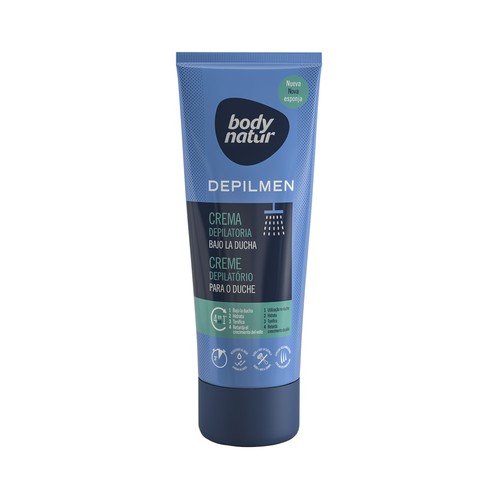 Crema depilatoria masculina, bajo la ducha BODY NATUR Depilmen 200 ml.