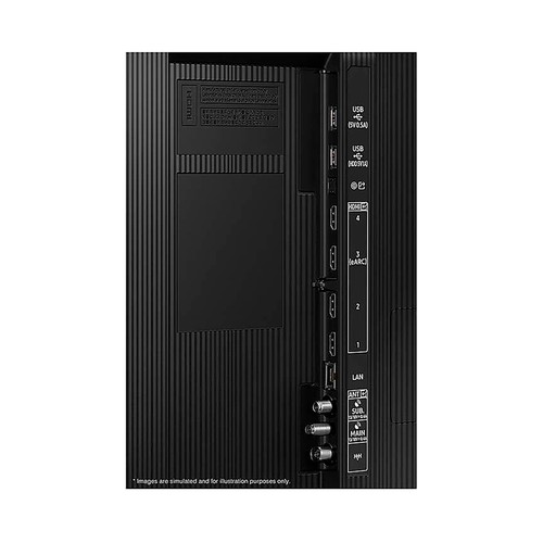 Televisión 139,7 cm (55") QLED SAMSUNG TQ55Q80CATXXC 4K, HDR 10+, SMART TV, WIFI, TDT T2, USB reproductor y grabador, 3HDMI, 3200HZ.