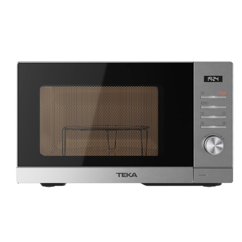 Microondas con grill TEKA MWE FS25 G, color gris, capacidad 25L, potencia: 900W, grill: 1000W.