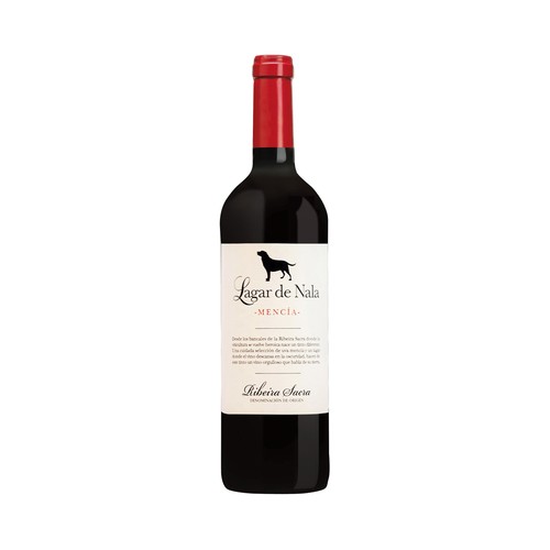 LAGAR DE NALA  Vino tinto con D.O. Ribeira Sacra LAGAR DE NALA botella de 75 cl.