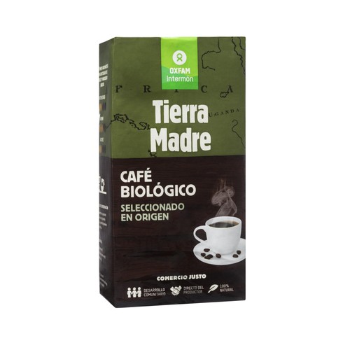 INTERMÓN OXFAM Café molido ecológico 250 g.